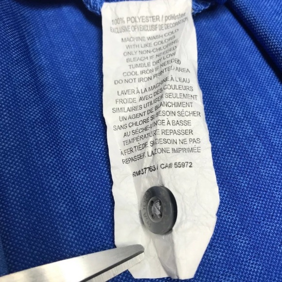 Mens XXL PGA Pro Series Polo Blue Golf shirt - Picture 4 of 7